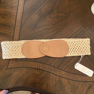 Tan/Cream Belt